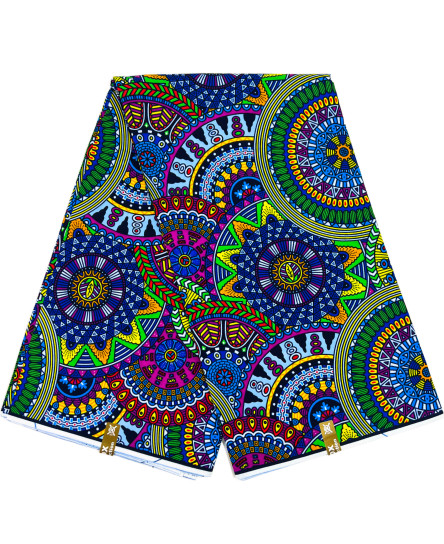 african-fabric-ankara-in-yards-print-100-cotton-black-green-sewing-material
